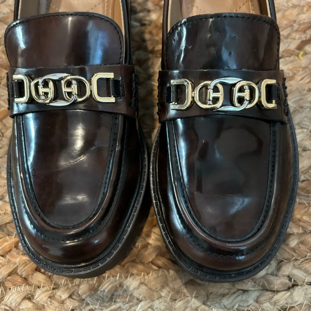 Sam Edelman Size 7 Brown Chunky Teagan Loafer - Picture 5 of 10